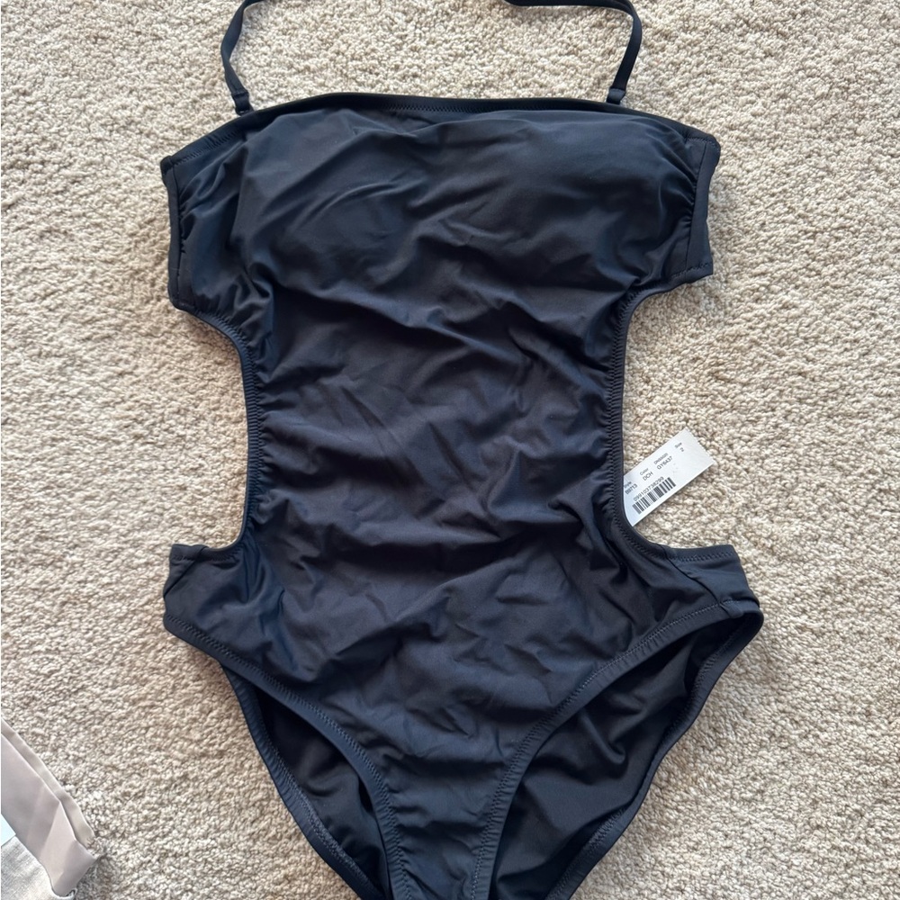 Black One Piece Swimsuit